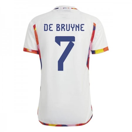 Virallinen pelipaita Belgia De Bruyne 7 Vieras World Cup 2022 Lyhythihainen - Miesten Virallinen pelipaita Belgia De Bruyne 7 Vieras World Cup 2022 Lyhythihainen - Miesten